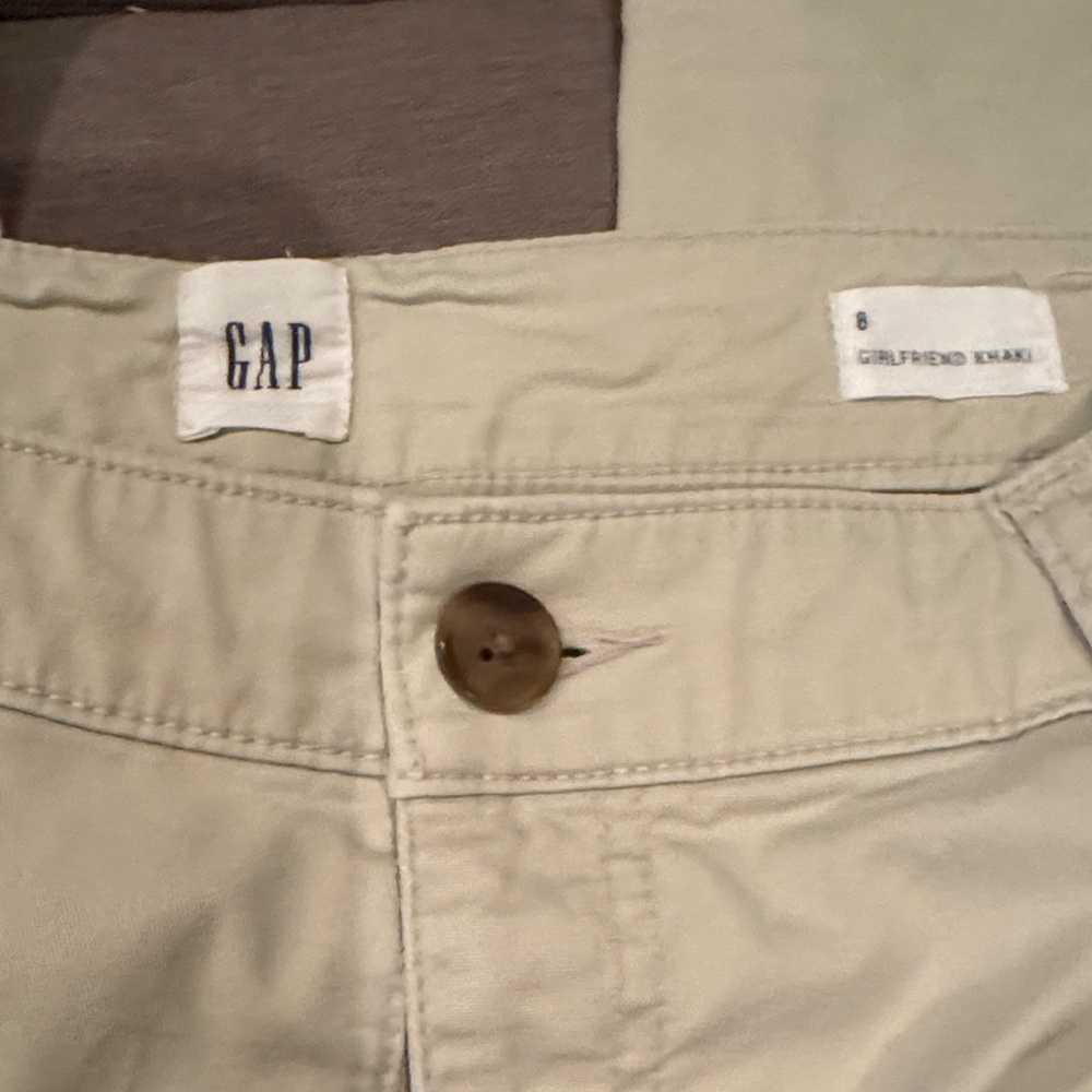 GAP Beige Girlfriend Trousers